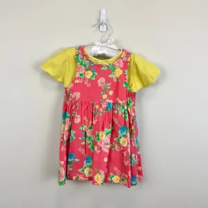 Top Rated Vintage All Mine Pink Floral Dress Set 18 Months  Today Only!