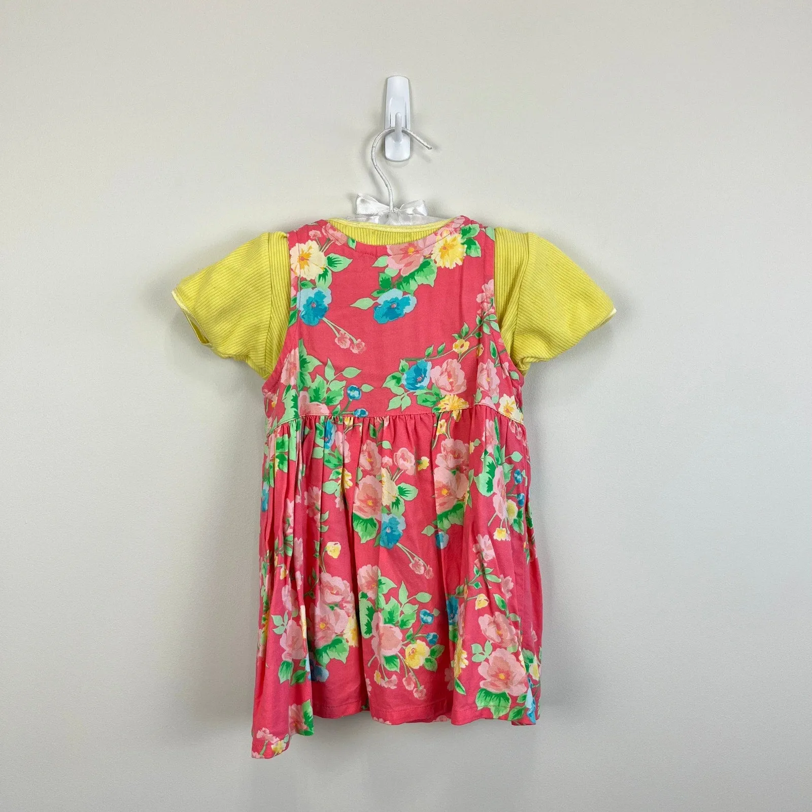 Top Rated Vintage All Mine Pink Floral Dress Set 18 Months  Today Only!