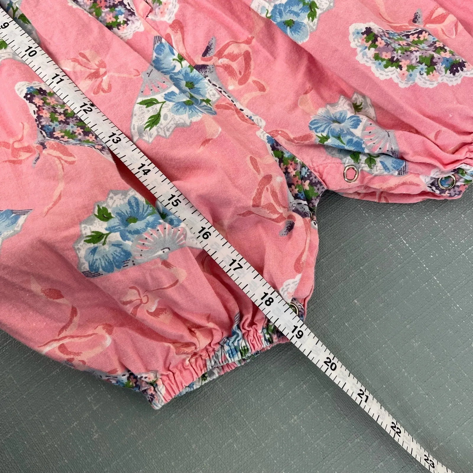 Top Rated Vintage Mousefeathers Pink Floral Romper 18 Months  Almost Gone!