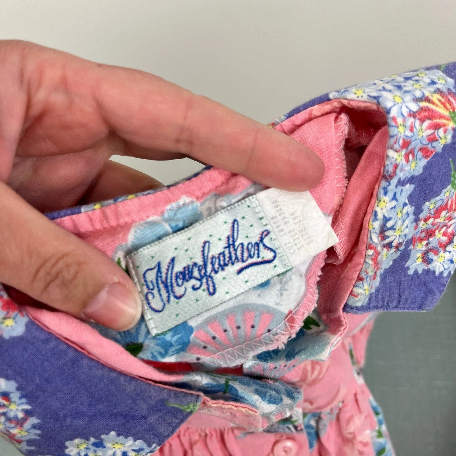 Top Rated Vintage Mousefeathers Pink Floral Romper 18 Months  Almost Gone!