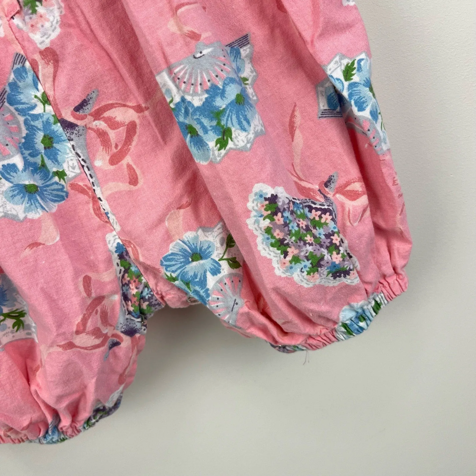 Top Rated Vintage Mousefeathers Pink Floral Romper 18 Months  Almost Gone!