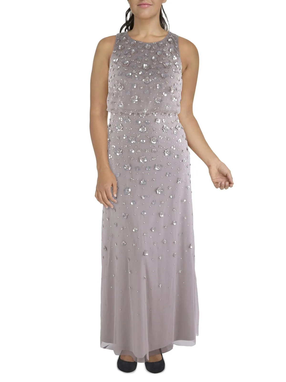 Top Rated Womens Beaded Halter Evening Dress  Ends Soon!
