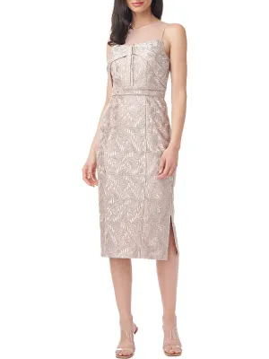 Top Rated Womens Metallic Midi Cocktail and Party Dress  Going Fast!