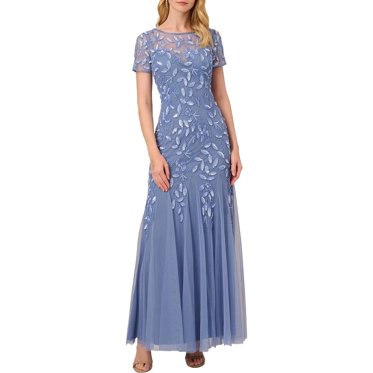 Top Rated Womens Sequined Maxi Evening Dress  Going Fast!