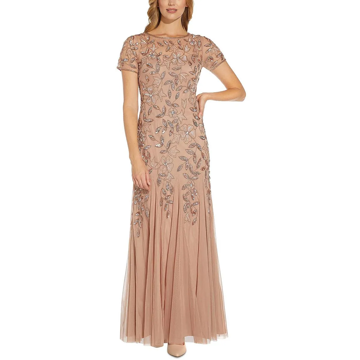 Top Rated Womens Sequined Maxi Evening Dress  Going Fast!