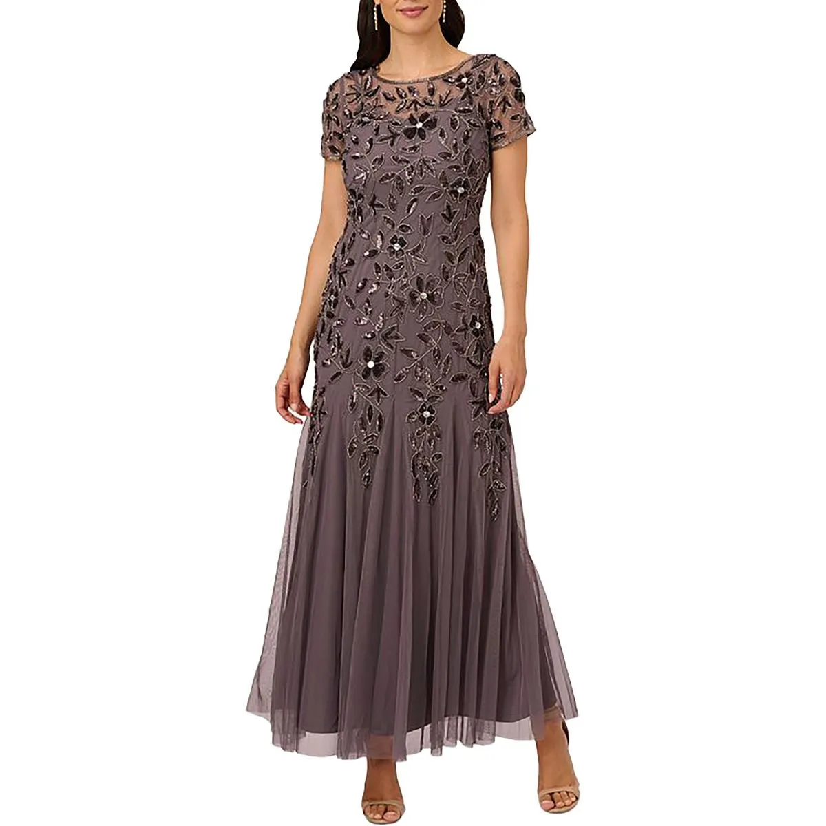 Top Rated Womens Sequined Maxi Evening Dress  Going Fast!