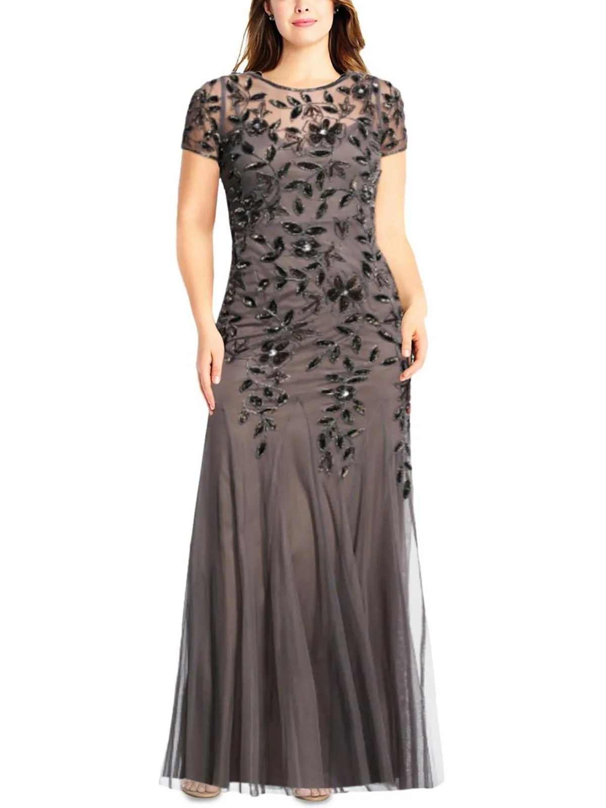 Top Rated Womens Sequined Maxi Evening Dress  Going Fast!