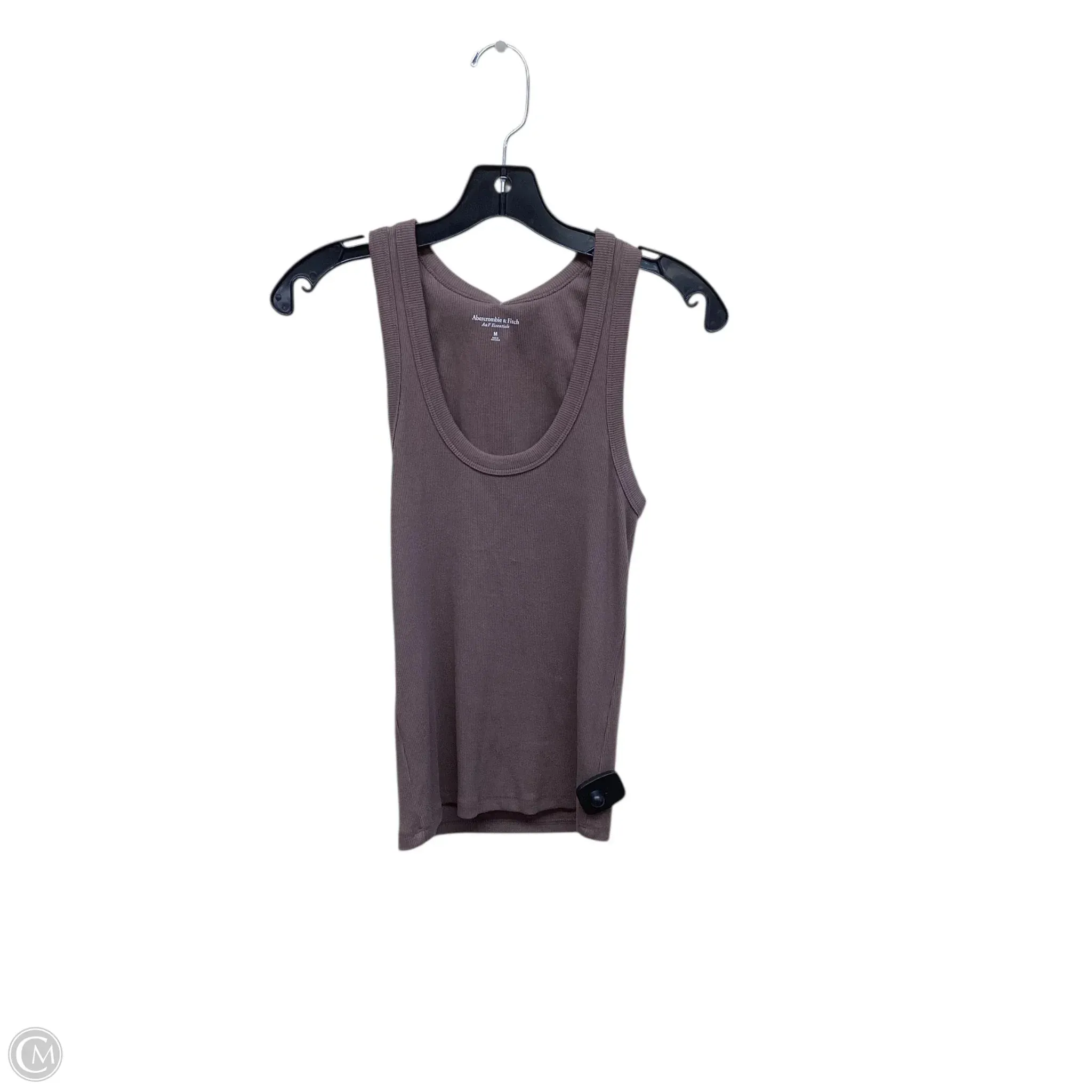 Top Sleeveless By Abercrombie And Fitch In Brown, Size: M