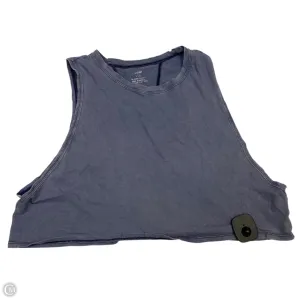 Top Sleeveless By Aerie In Blue, Size: L