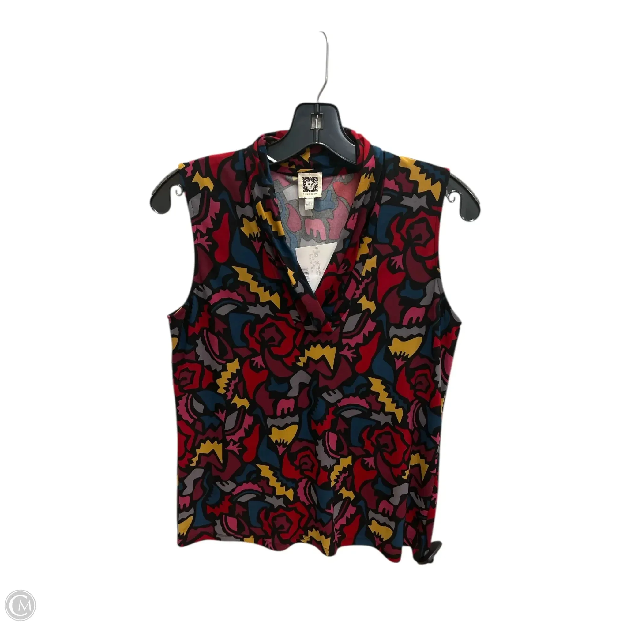 Top Sleeveless By Anne Klein In Red, Size: S