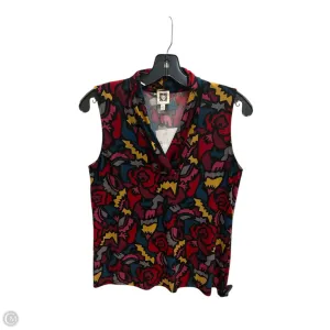 Top Sleeveless By Anne Klein In Red, Size: S
