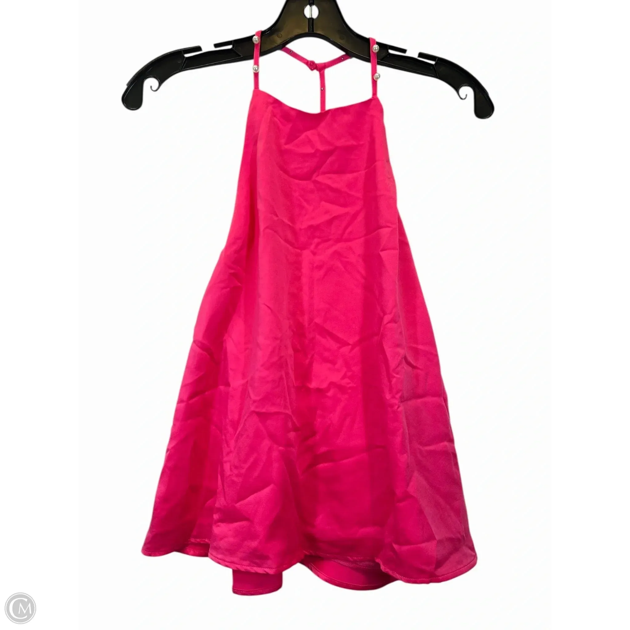 Top Sleeveless By Do   Be In Pink, Size: L