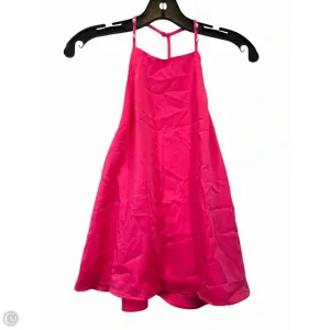 Top Sleeveless By Do   Be In Pink, Size: L