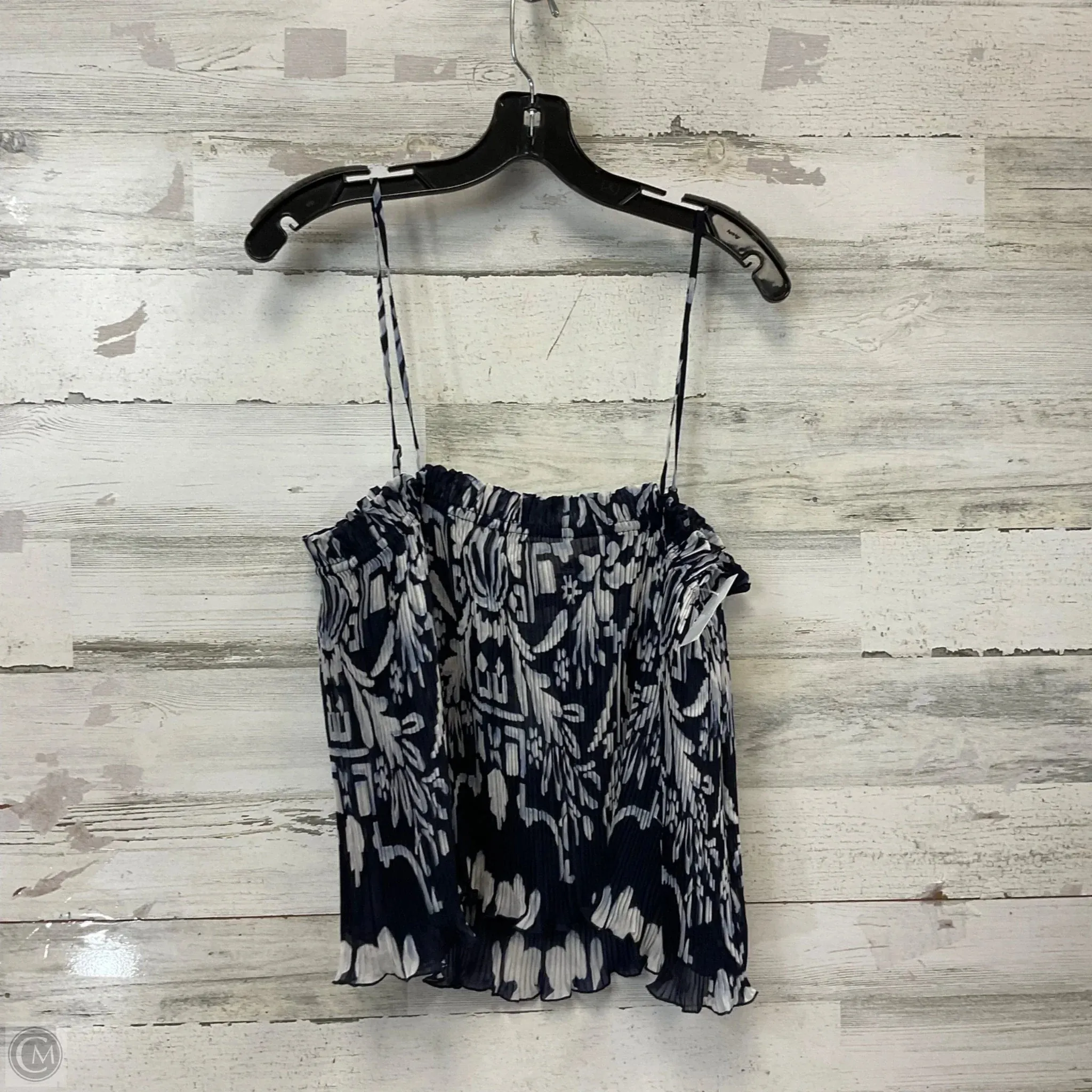 Top Sleeveless By H&m In Blue, Size: M