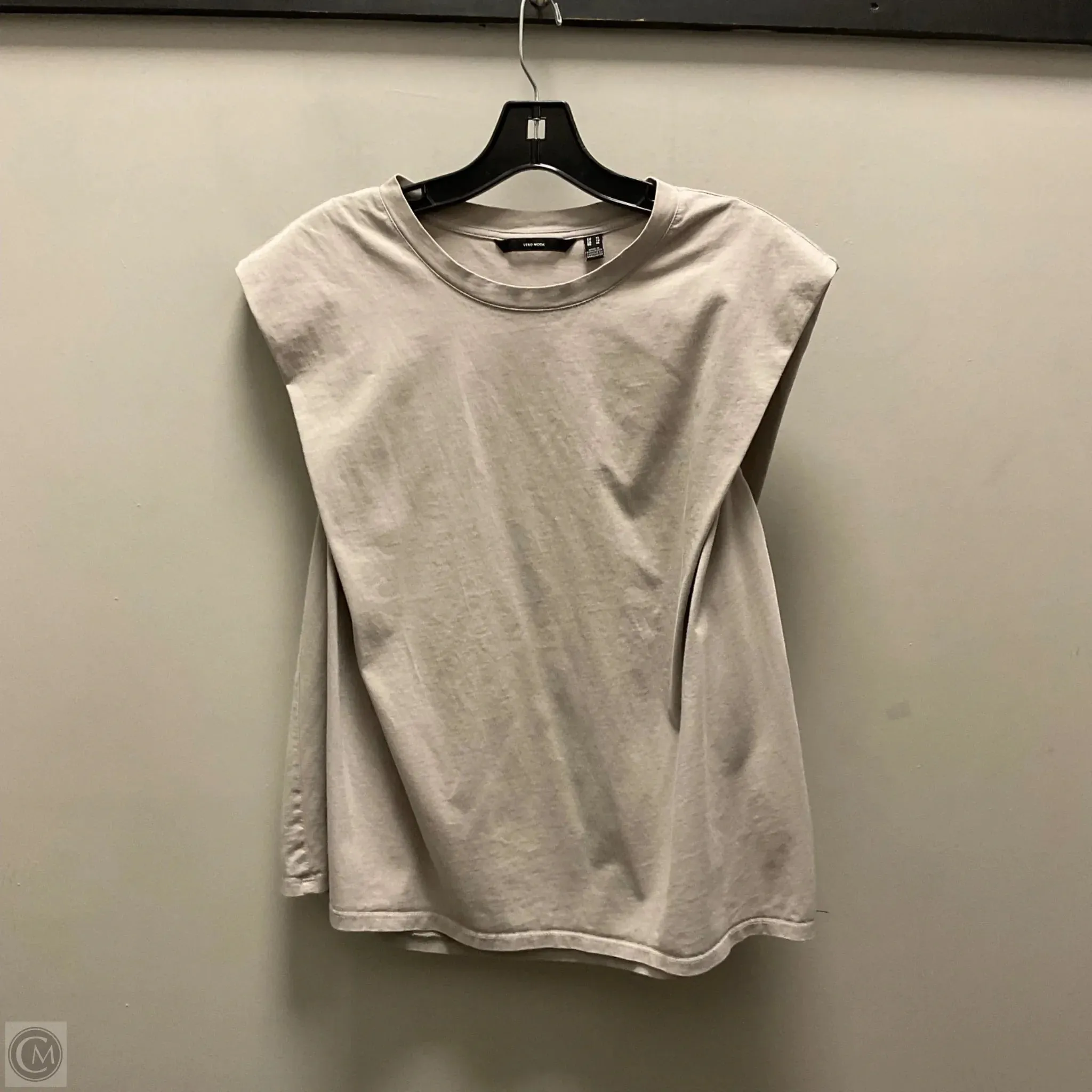 Top Sleeveless By Vero Moda In Grey, Size: Xl