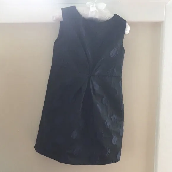 Trending Now Crewcuts Navy & Black Polka Dot Party Dress 2T  Ends Soon!