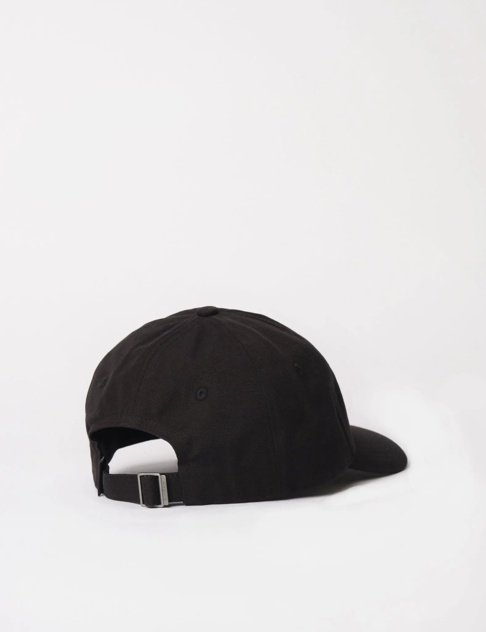 Trending Now Patagonia P-6 Label Trad Cap - Black  Last Few Pieces!