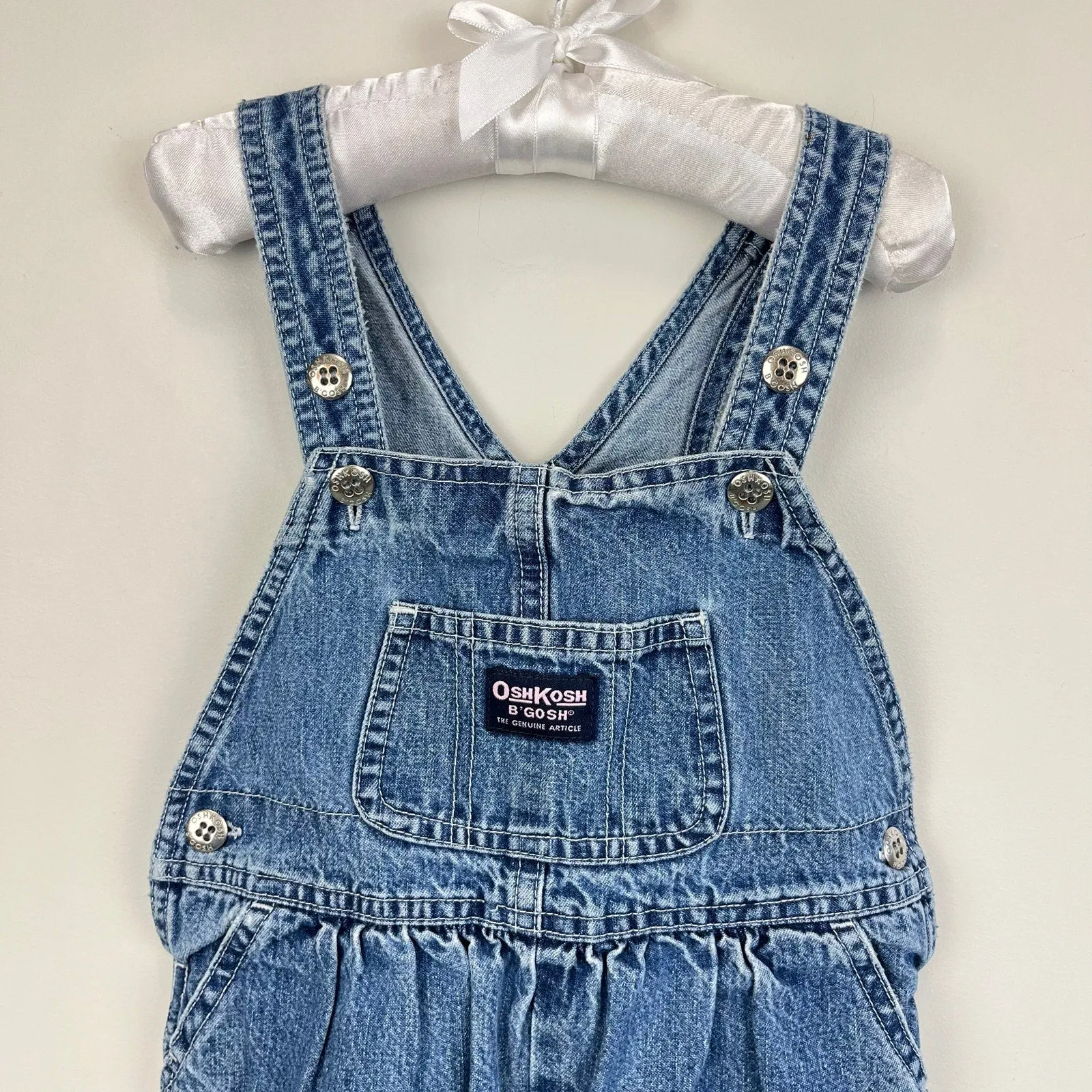 Trending Now Vintage OshKosh B'gosh Blue Jean Overalls 24 Months  Dont Miss Out!