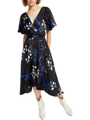 Trending Now Womens Belted Midi Wrap Dress  Almost Sold Out!