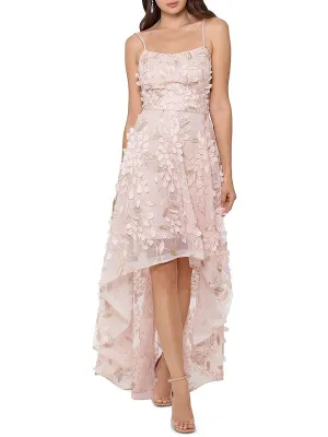 Trending Now Womens Floral Metallic Evening Dress  Limited Availability!