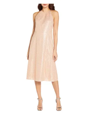 Trending Now Womens Halter Sequined Cocktail and Party Dress  Last Chance!