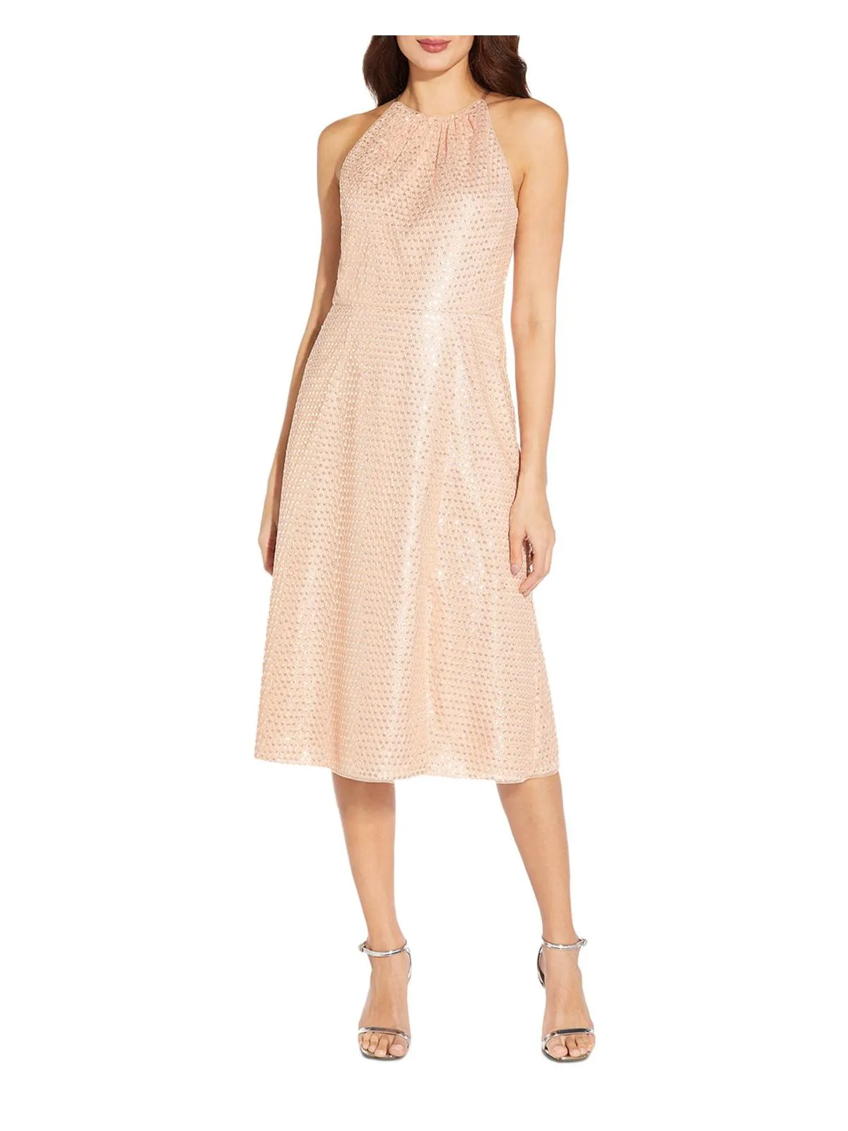 Trending Now Womens Halter Sequined Cocktail and Party Dress  Last Chance!