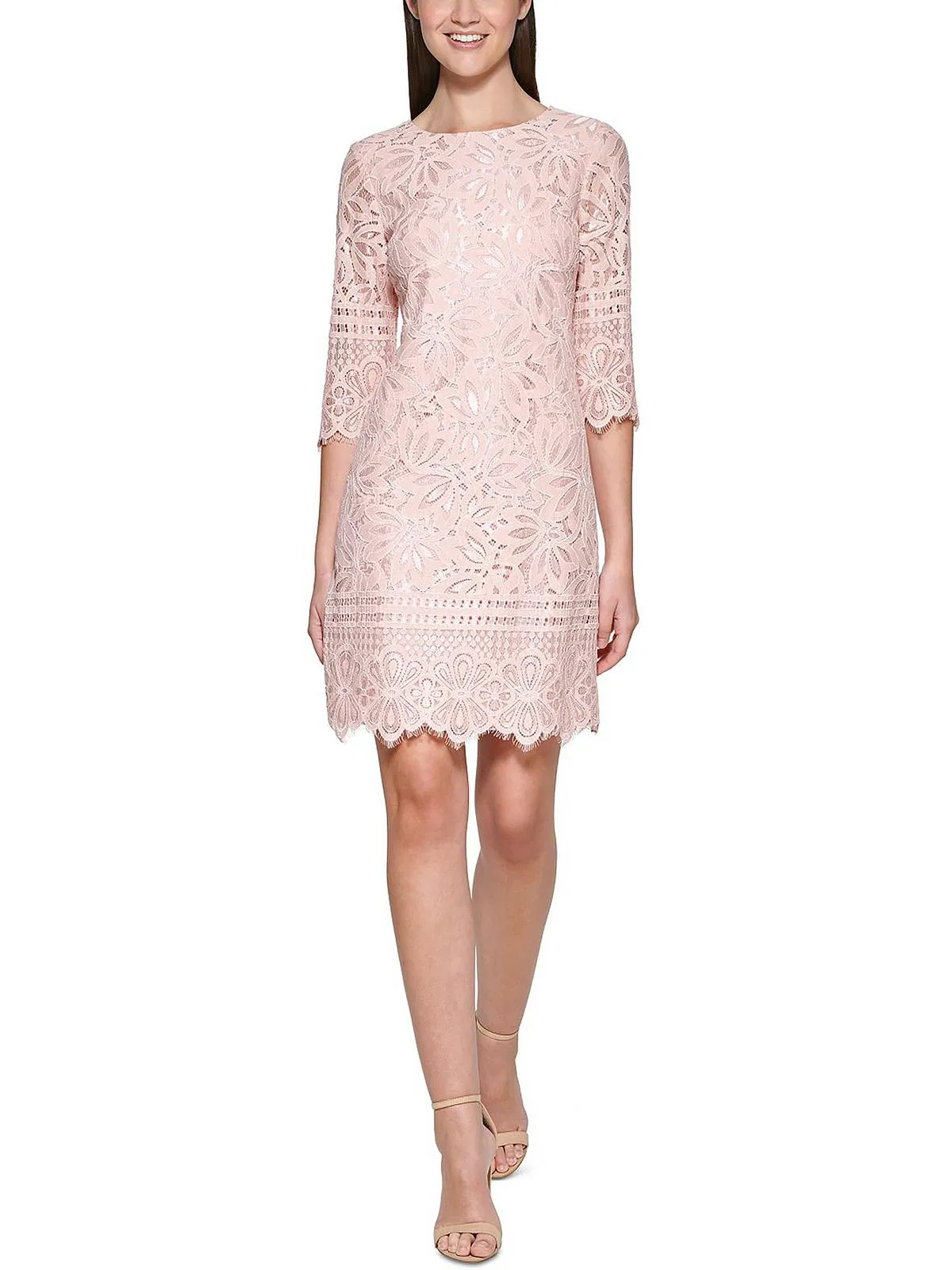 Trending Now Womens Lace Short Sheath Dress  Last Few Pieces!