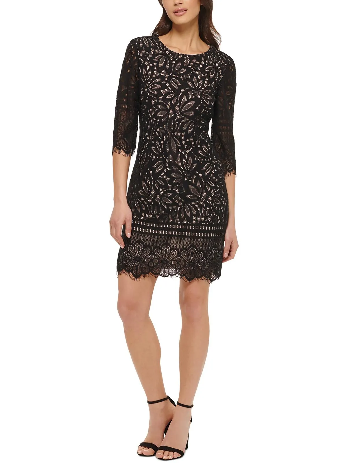 Trending Now Womens Lace Short Sheath Dress  Last Few Pieces!