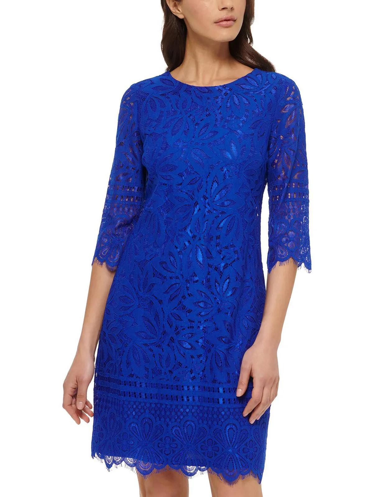 Trending Now Womens Lace Short Sheath Dress  Last Few Pieces!