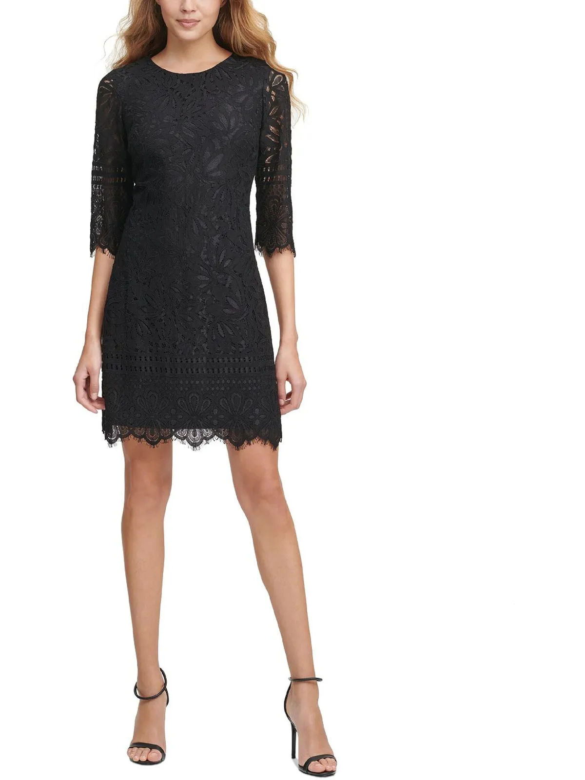 Trending Now Womens Lace Short Sheath Dress  Last Few Pieces!