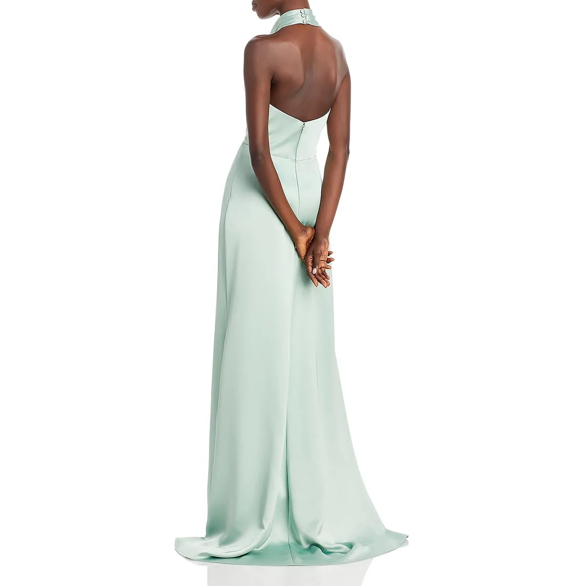 Trending Now Womens Satin Criss-Cross Evening Dress  Almost Sold Out!