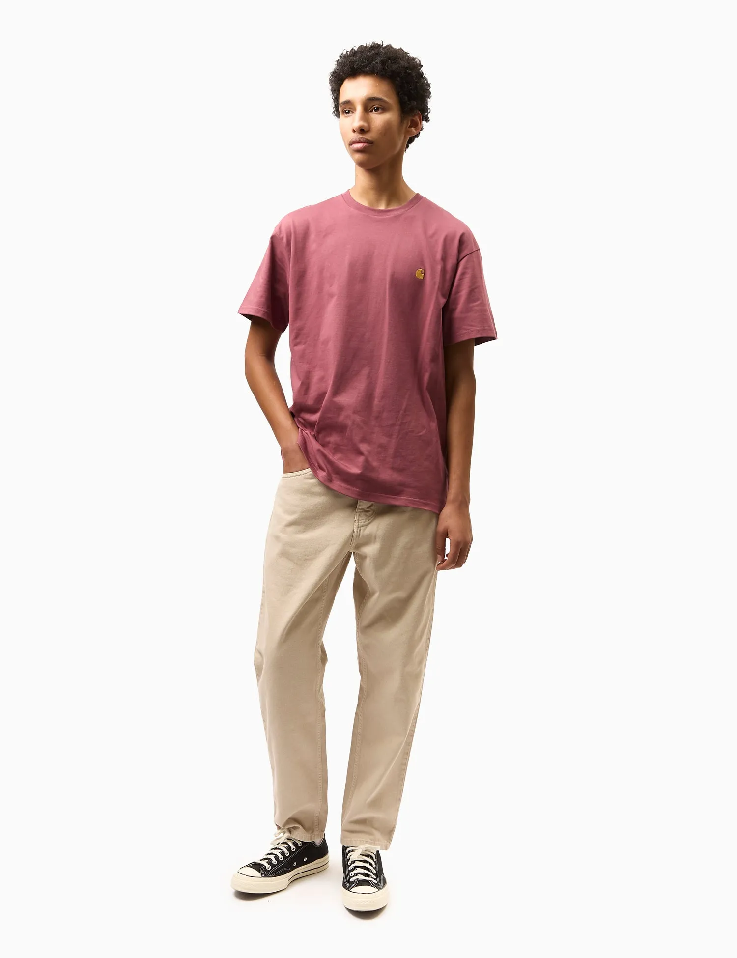 Trendy 2025 Carhartt-WIP Newel Pant (Relaxed) - Tonic Beige Stone Dyed  Dont Miss Out!