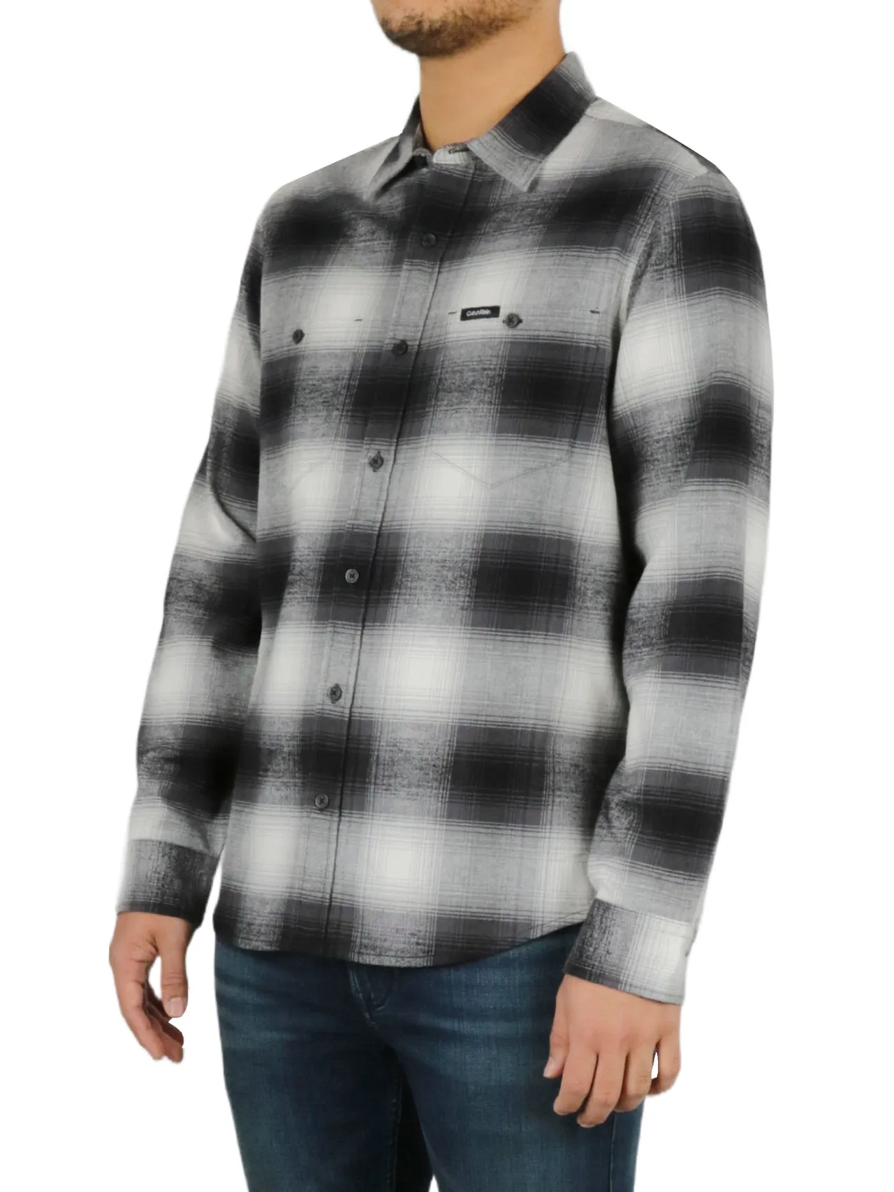 Trendy 2025 Long Sleeves Iconic Patch Flannel Shirt  Dont Miss Out!