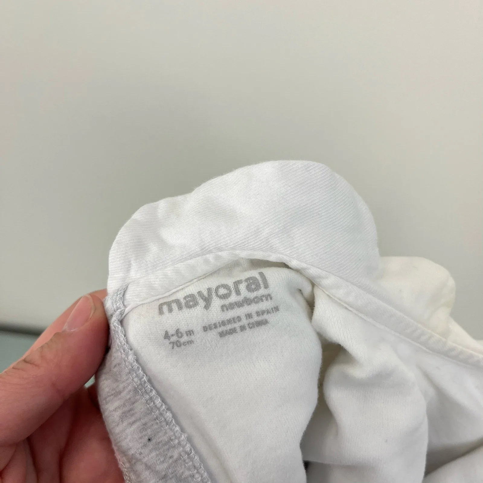 Trendy 2025 Mayoral Baby Gray Heart Footie 4-6 Months  Last Few Pieces!