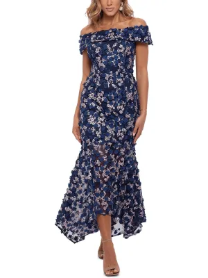 Trendy 2025 Petites Womens Asymmetric Long Evening Dress  Going Fast!