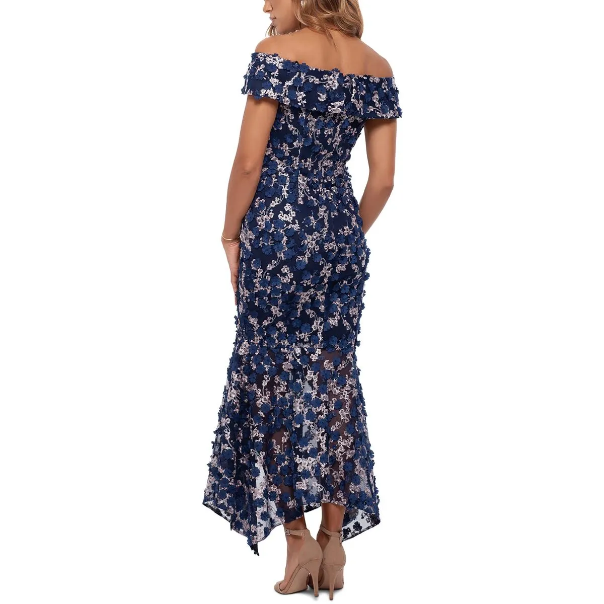 Trendy 2025 Petites Womens Asymmetric Long Evening Dress  Going Fast!