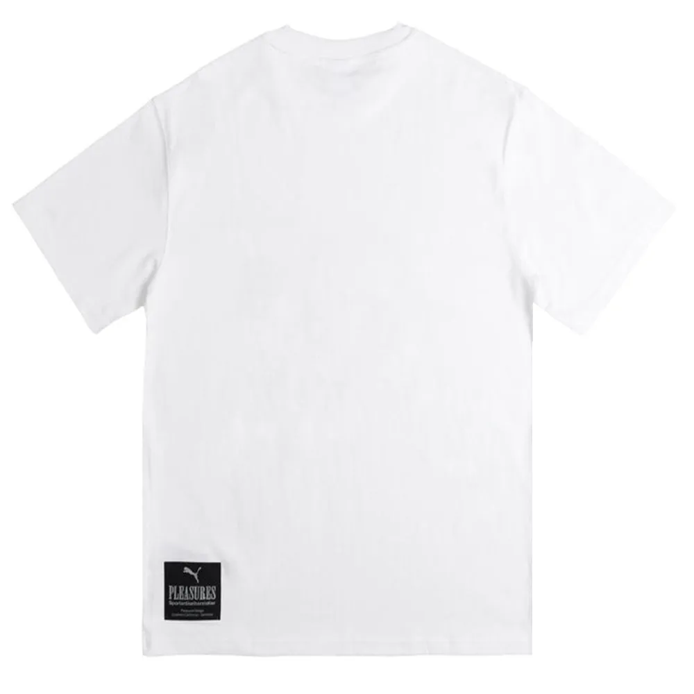 Trendy 2025 Puma Puma X Pleasures Womens Graphic Tee Puma White / White  Last Few Pieces!