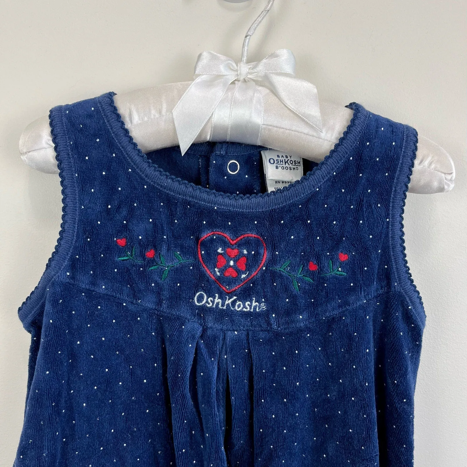 Trendy 2025 Vintage OshKosh B'gosh Navy Jumpsuit 6-9 Months  Dont Miss Out!
