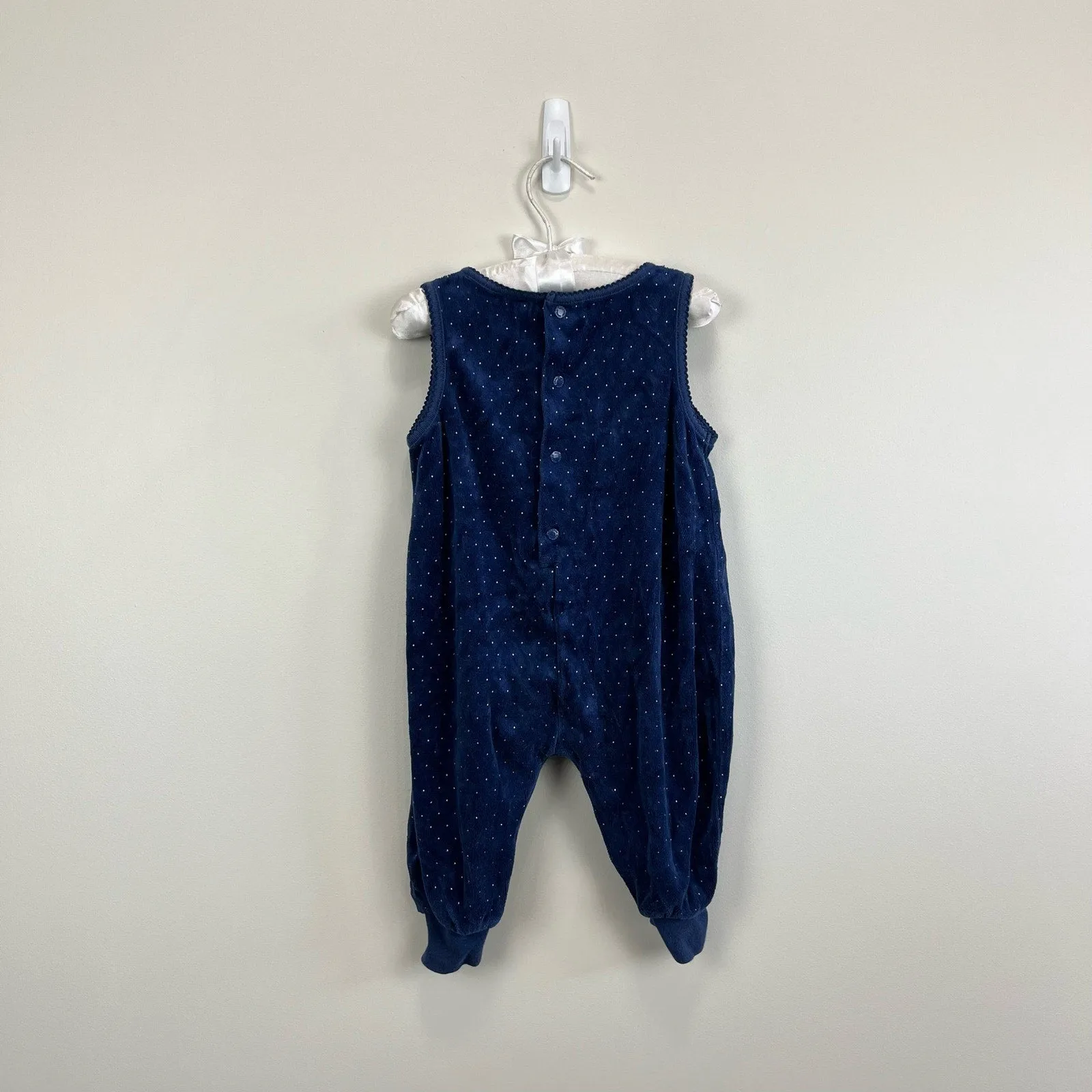 Trendy 2025 Vintage OshKosh B'gosh Navy Jumpsuit 6-9 Months  Dont Miss Out!