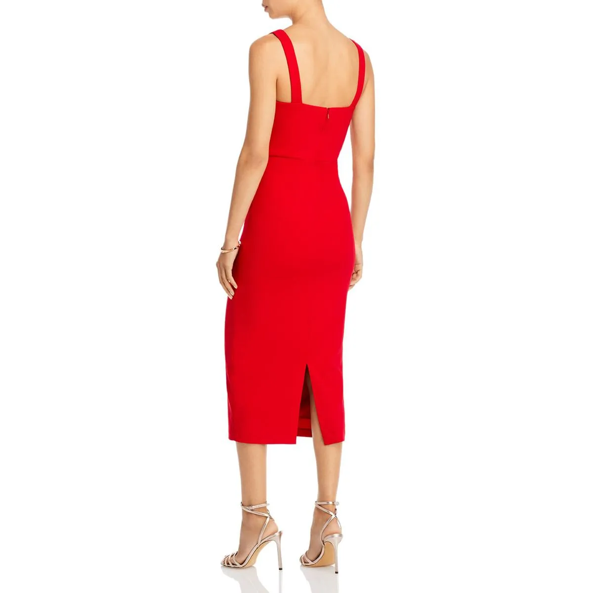 Trendy 2025 Womens Cutout Midi Cocktail and Party Dress  Almost Gone!