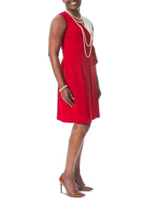 Trendy 2025 Womens V-Neck Knee Wrap Dress  Going Fast!