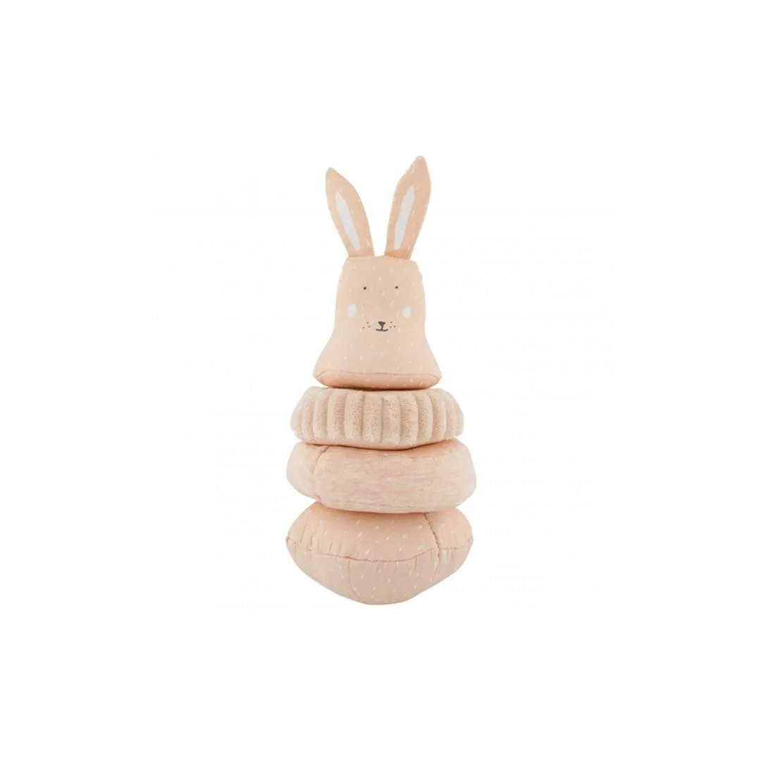 Trixie Soft Wobbly Stacking Animal - Mrs Rabbit