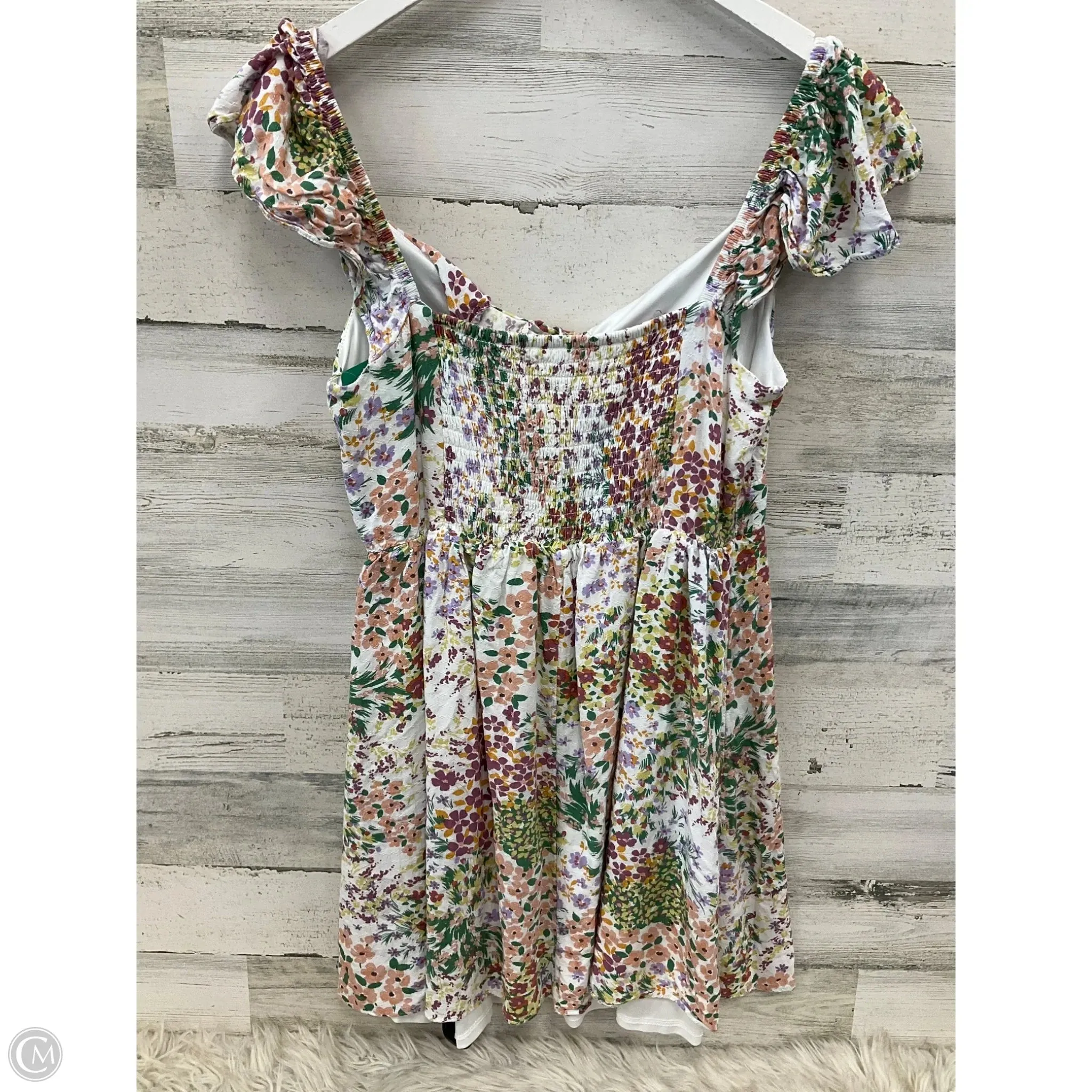 Tunic Sleeveless By Maurices In Floral Print, Size: L