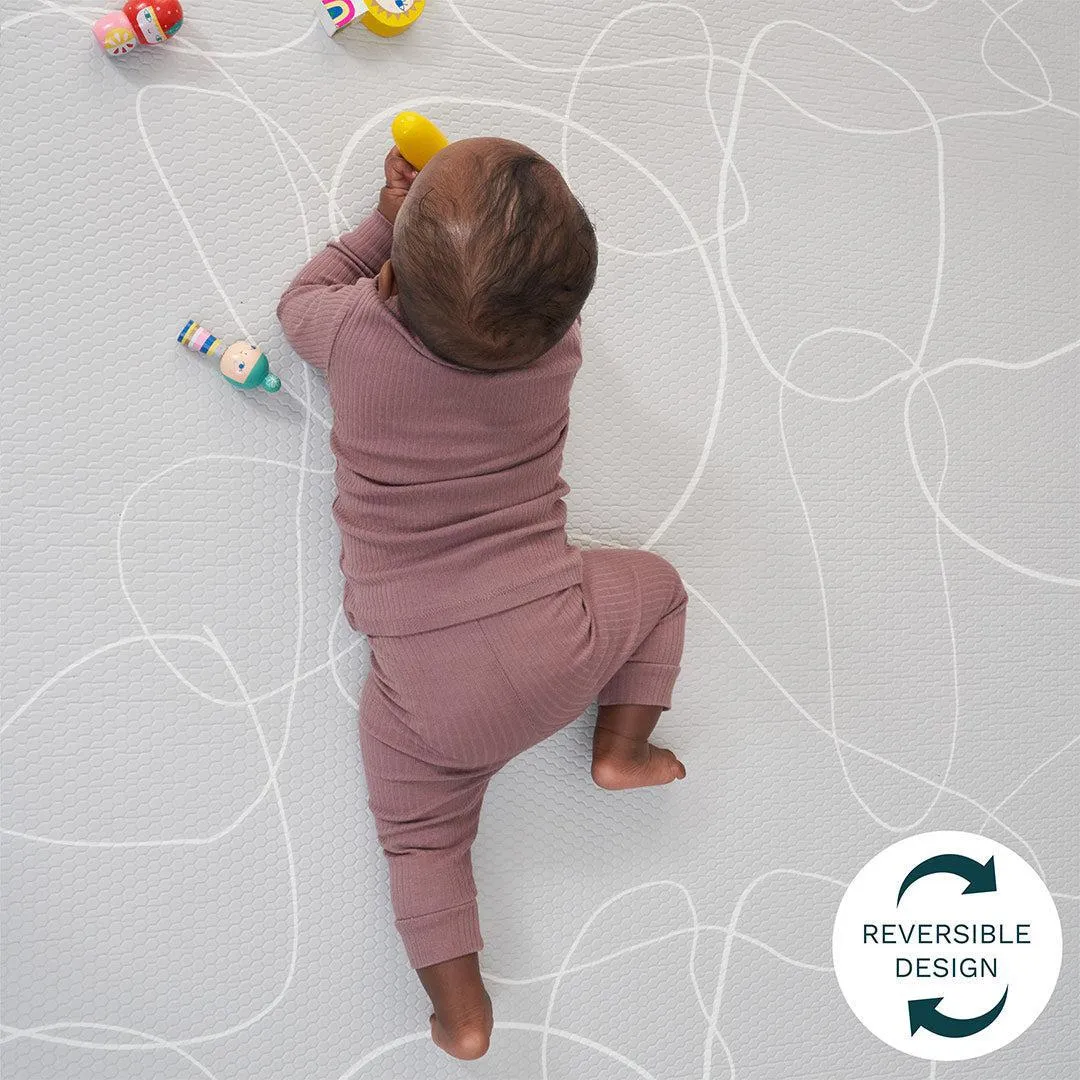 Tutti Bambini Luxury Padded XL Reversible Playmat  - Bubble & Terrazzo