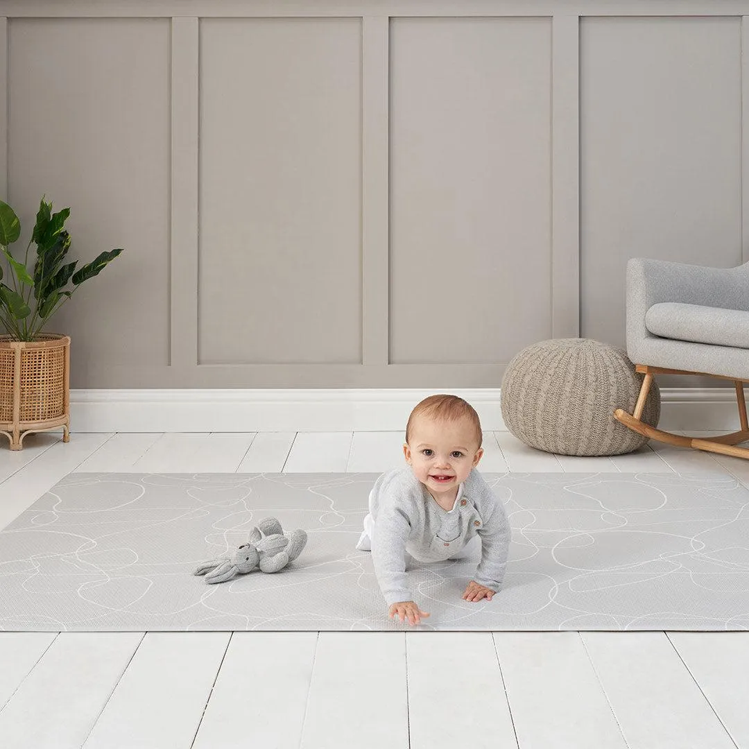 Tutti Bambini Luxury Padded XL Reversible Playmat  - Bubble & Terrazzo