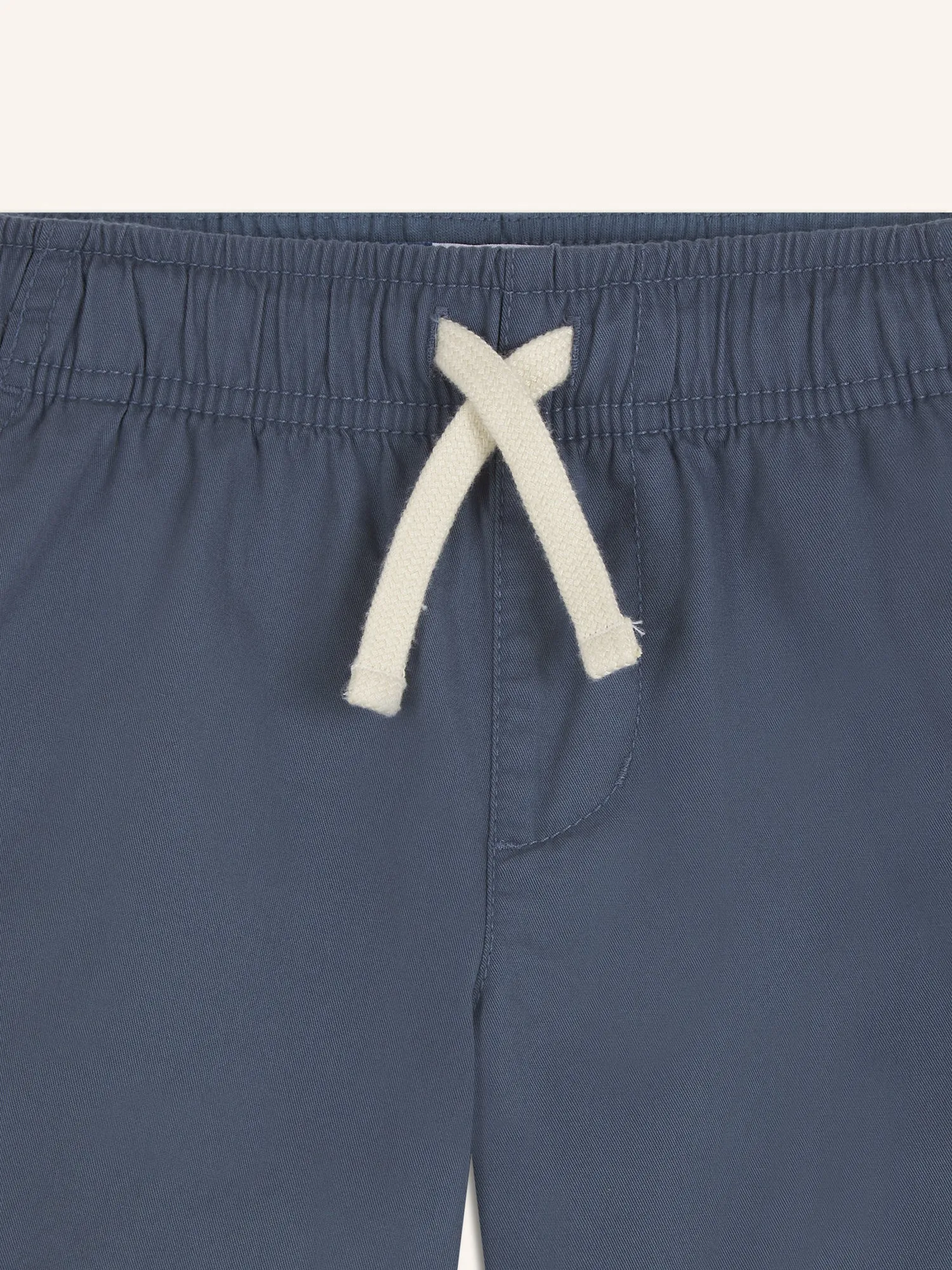 Twill Non-Stretch Jogger Shorts for Boys Above Knee
