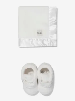 UGG Baby Bixbee And Lovey Gift Set in Ivory