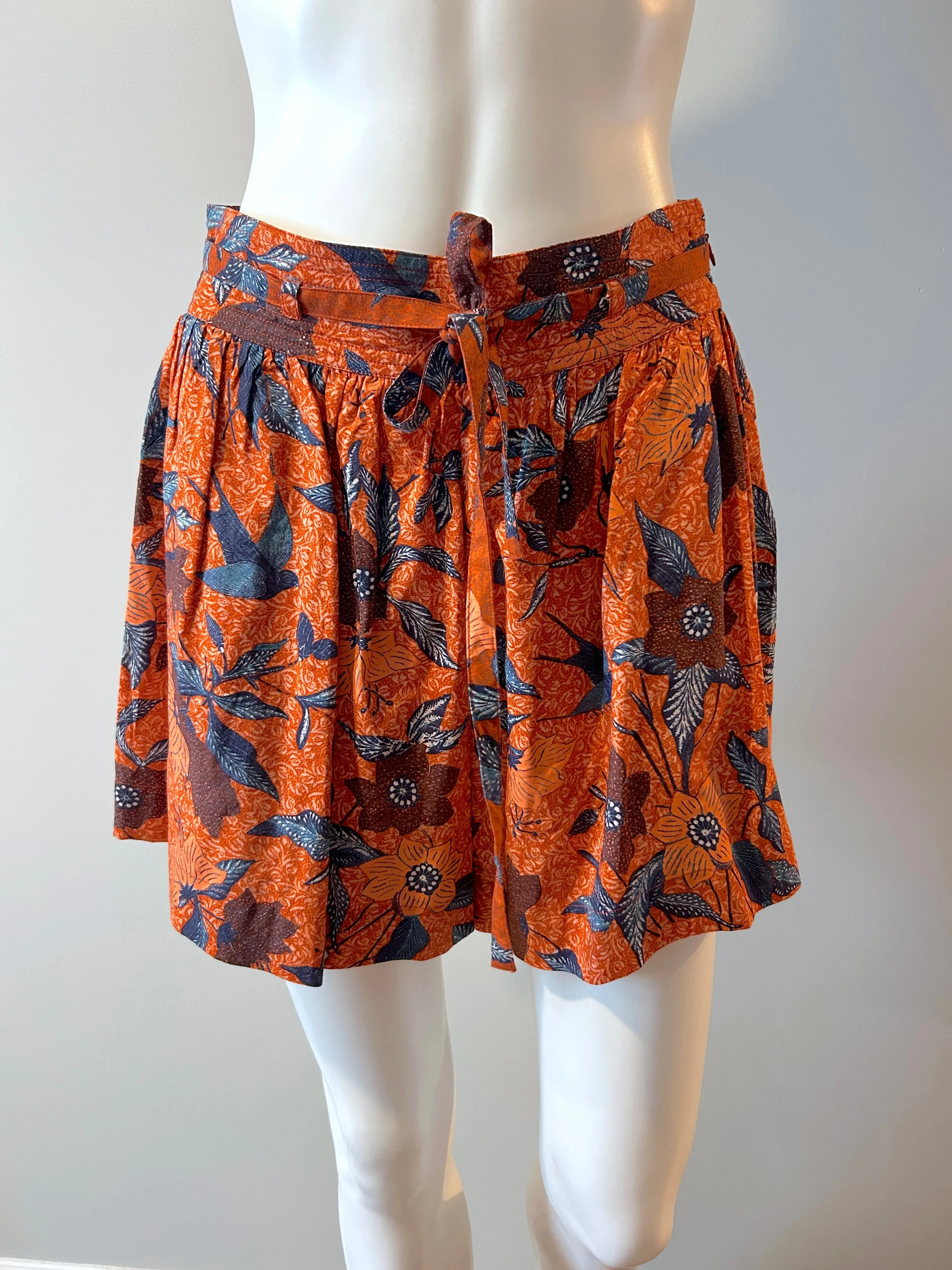 Ulla Johnson High Waisted Printed Shorts Size 2