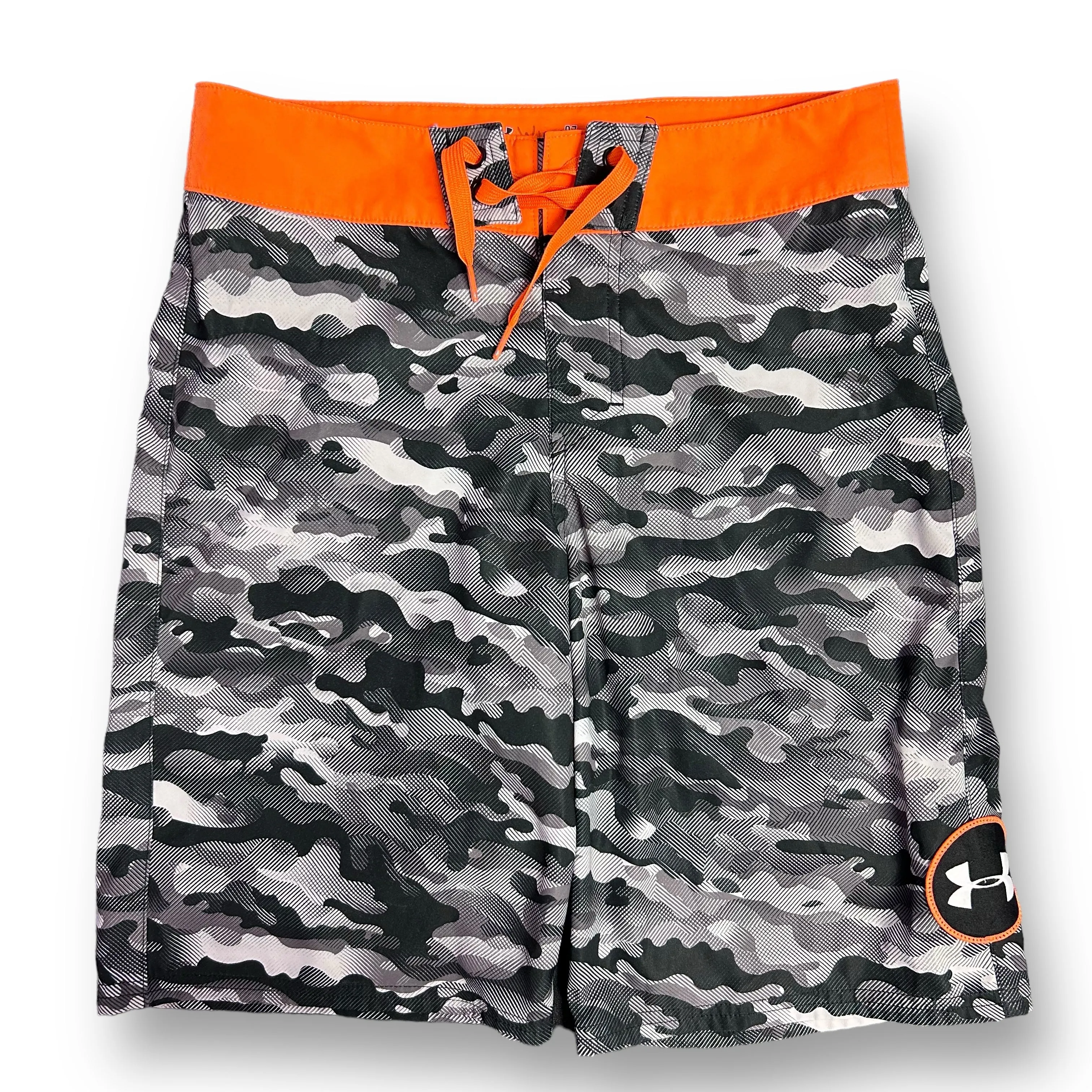 Under Armour Boys Swim Trunks Size 14/16 Youth Camo Print Swimwear, 27” Waist