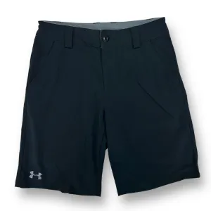 Under Armour Boys YMD Size 10/12 Black Performance Shorts Golf Chino